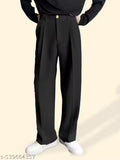 Korean Style Straight Fit Formal Pants – Premium Aesthetic Trouser