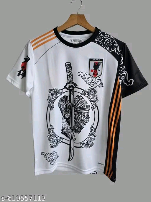 Men’s Premium Japanese Anime T-Shirt – Tsubasa Dragon Fish Design | Samurai Streetwear Tee