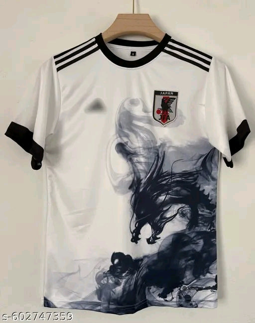 Men’s Japanese Smoke Dragon Graphic T-Shirt | White Anime Streetwear Premium Tee